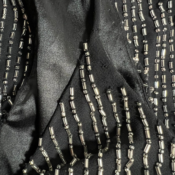 Parker NWD Beaded Black Mini Dress‎ Size S* - Picture 8 of 8